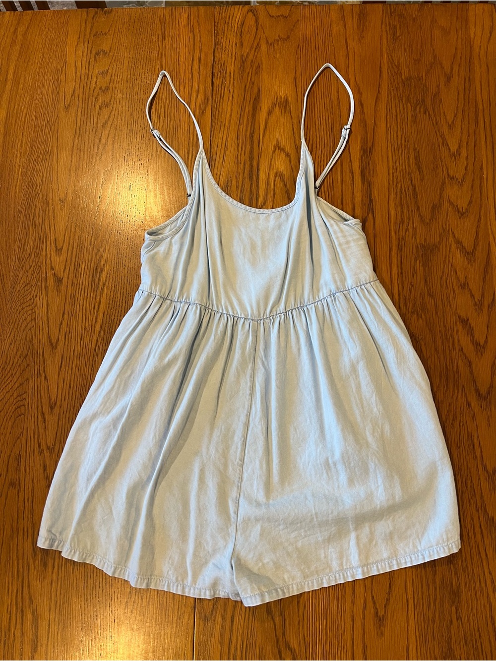 Billabong Light Blue Spaghetti Strap Romper